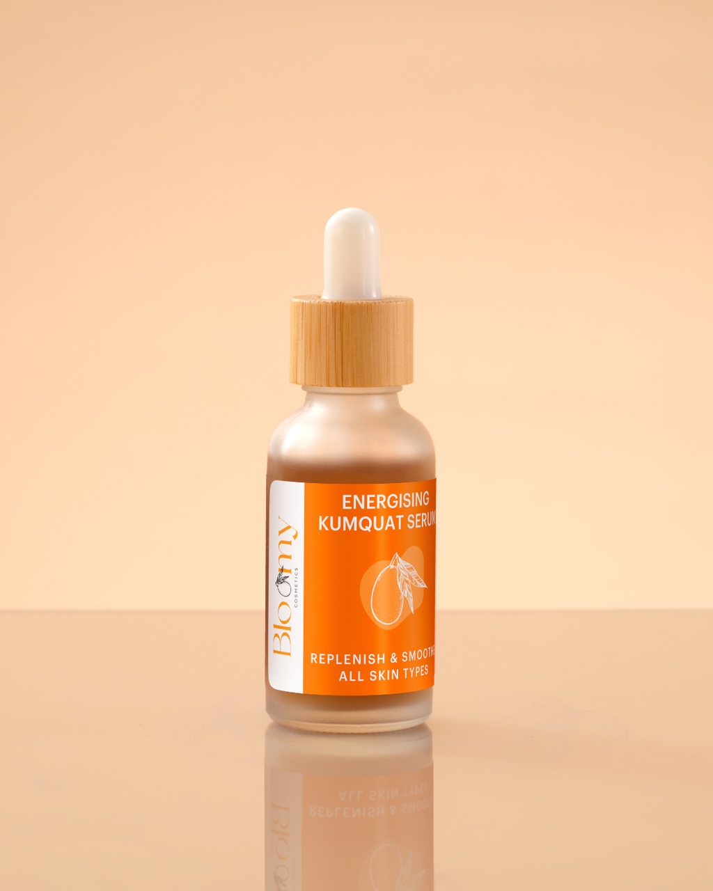 Texture sérum kumquat Bloomy Cosmetics – formule ultra-légère pour peaux ternes