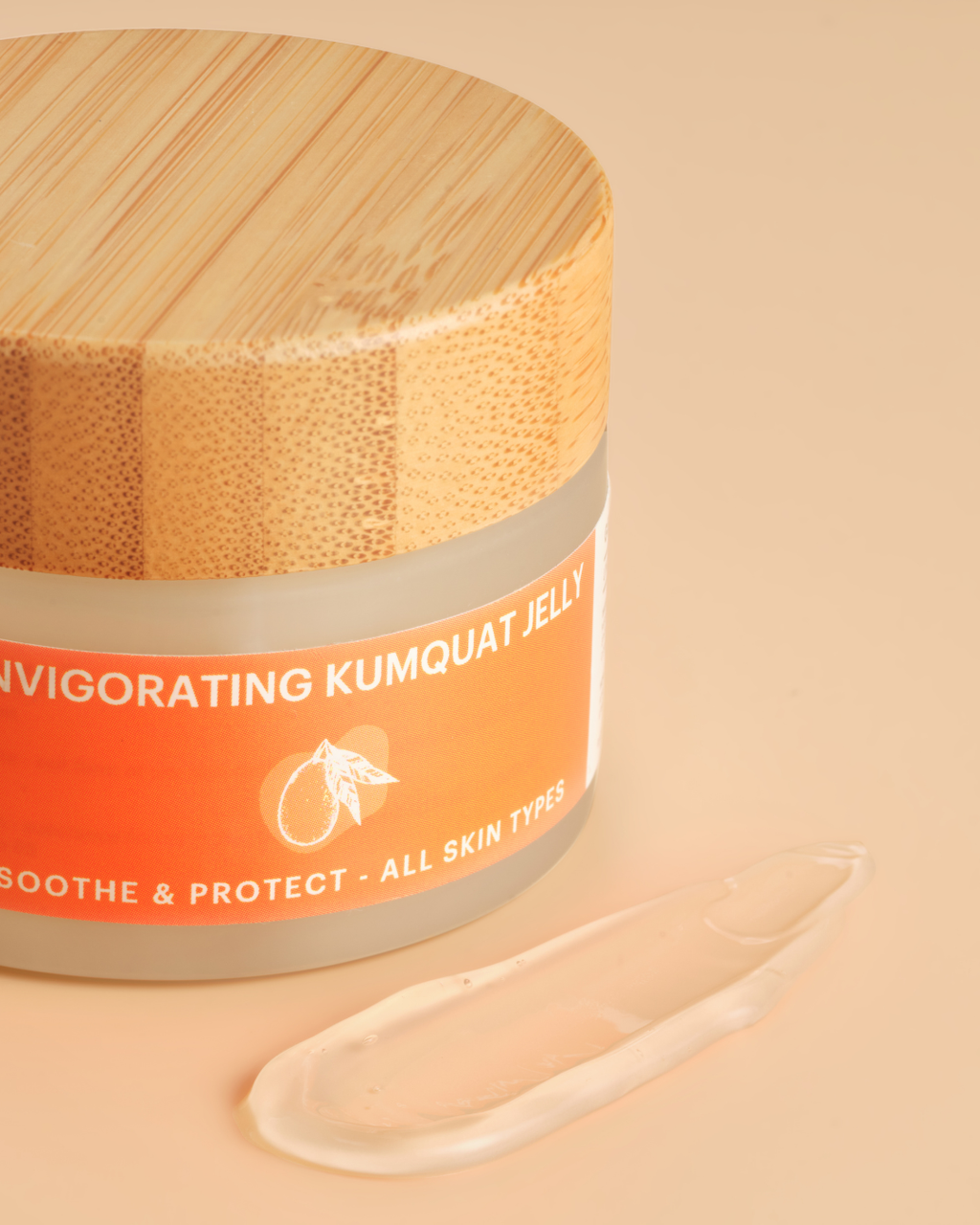 Pot gelée Bloomy Cosmetics en geste beauté – routine hydratante clean au kumquat