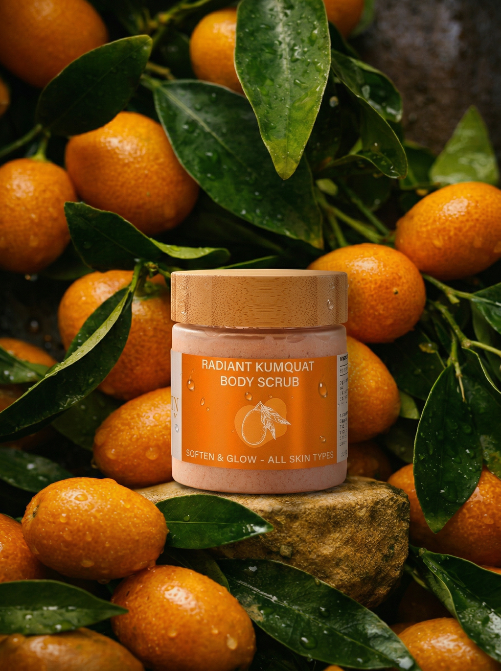 Illuminating body scrub