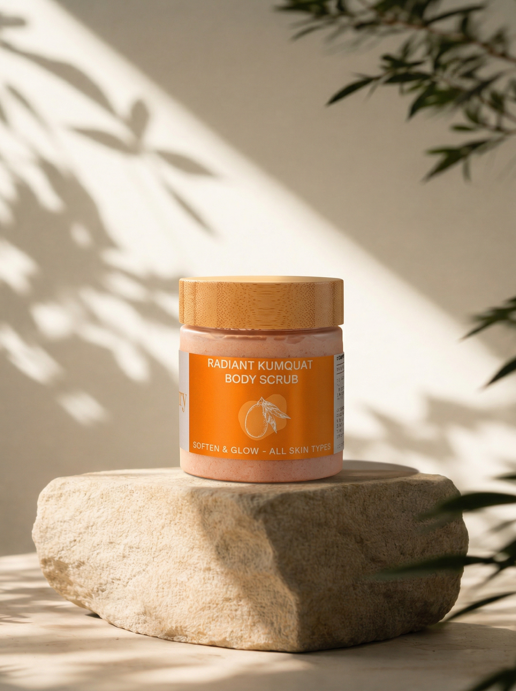 Illuminating body scrub